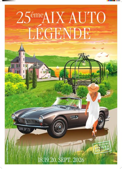 Affiche Aix Auto Légende 2026 - 50x70cm