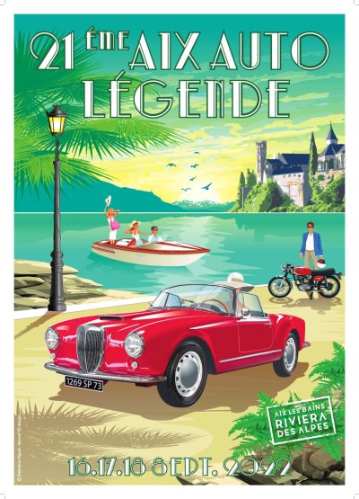 Affiche Aix Auto Légende 2022 - 50x70cm