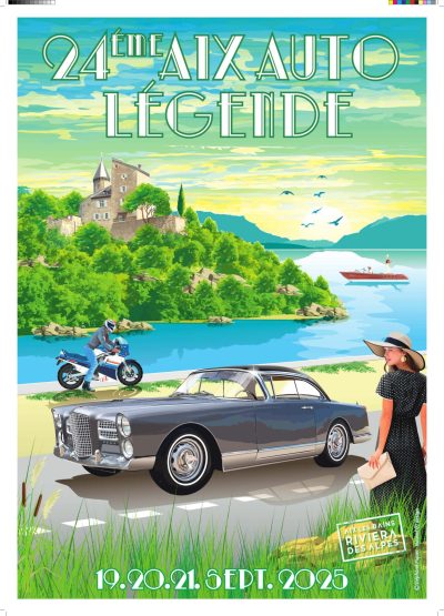 Affiche Aix Auto Légende 2025 - 50x70cm