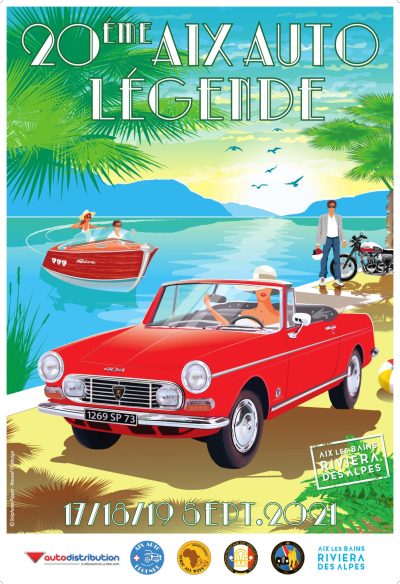 Affiche Aix Auto Légende 2021 - 50x70cm