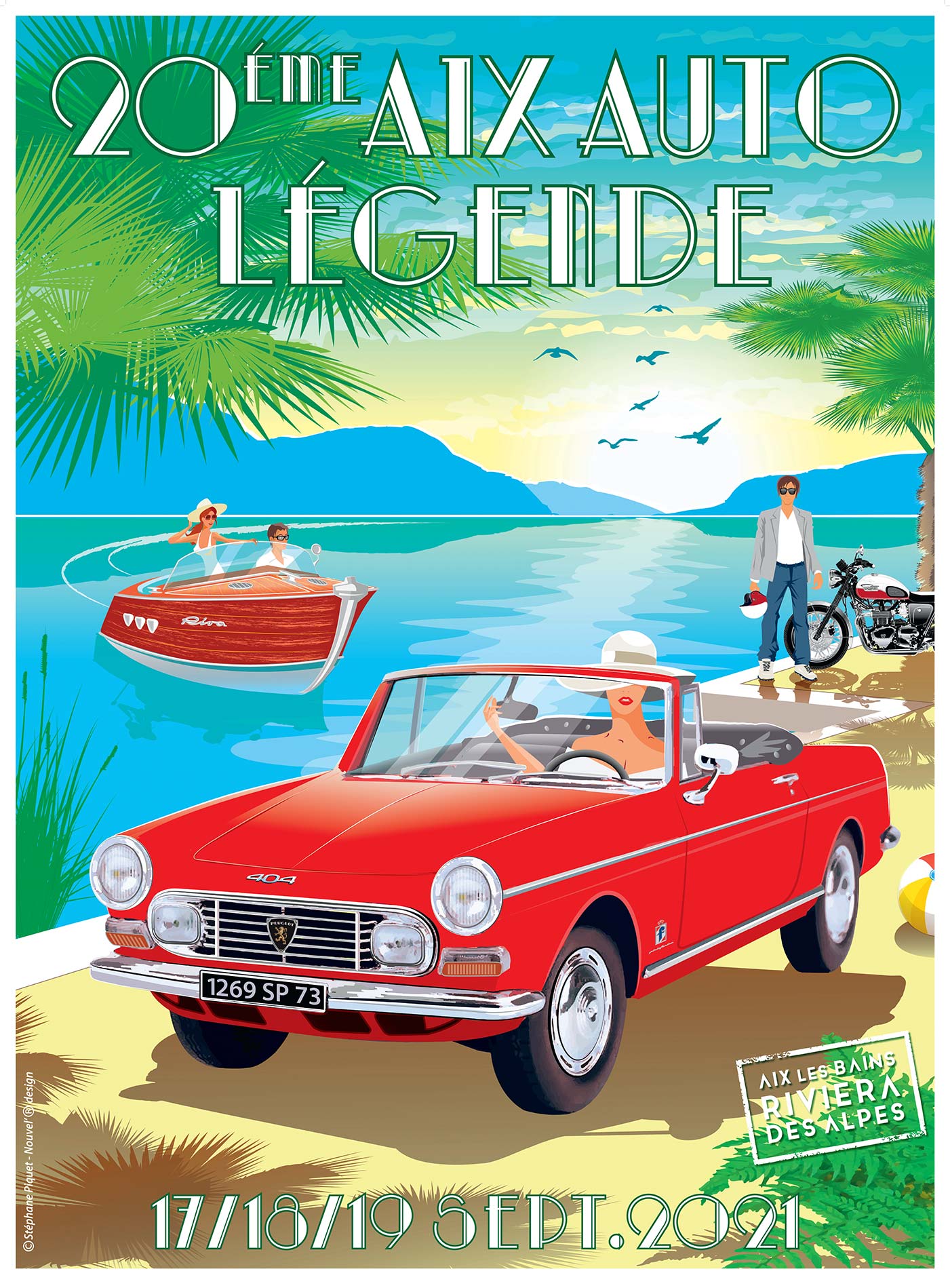 Affiche Aix Auto Légende 2021